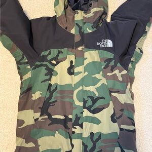 The North Face Black Jacket with White Logo